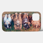 Coques Case-Mate iPhone Quatre chatons, Louis Wain (Verso (horizontal))