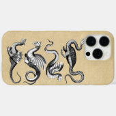 Coques Case-Mate iPhone Quatre Dragons Sepia (Verso (horizontal))