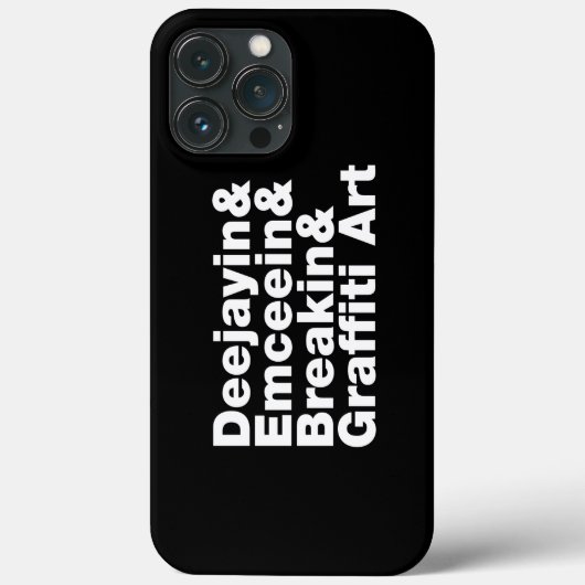 Coques Case-Mate iPhone Quatre éléments de l'Hip hop (Verso)