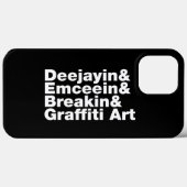 Coques Case-Mate iPhone Quatre éléments de l'Hip hop (Verso (horizontal))