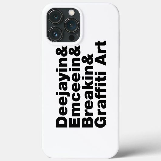 Coques Case-Mate iPhone Quatre éléments de l'Hip hop (Verso)