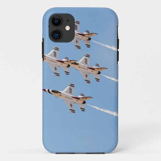 Coques Case-Mate iPhone Quatre Thunderbirds F-16 volent dans la formation (Dos)