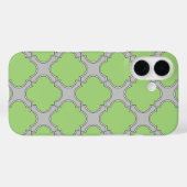Coques Case-Mate iPhone Quatrefeuille vert (Verso (horizontal))