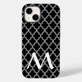 Coques Case-Mate iPhone Quatrefoil Black Marocain Moods (Verso)