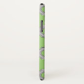 Coques Case-Mate iPhone Quatrefoil vert (Dos/Droite)