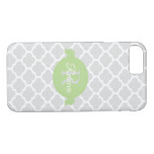 Coques Case-Mate iPhone Quatrefoil vert personnalisé (Dos (Horizontal))