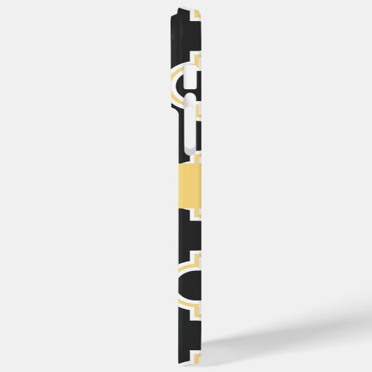 Coques Case-Mate iPhone Quatrefol noir et or marocain (Verso / Gauche)