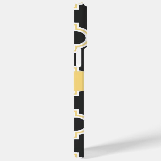 Coques Case-Mate iPhone Quatrefol noir et or marocain (Verso / Droite)