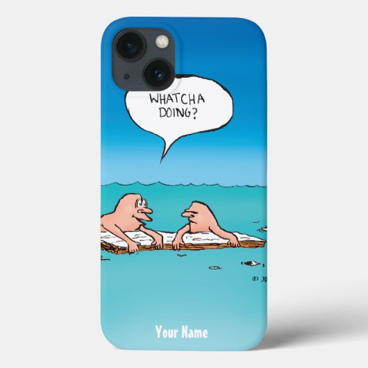 Coques Case-Mate iPhone Que faire de personnalisation ? Caricature d'épave (Verso)