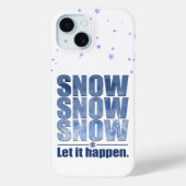 Coques Case-Mate iPhone Que La Neige Arrive (Verso)