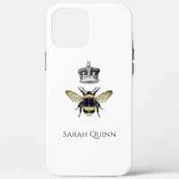 Queen Bee Avec Sa Couronne Illustration Artistique