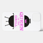 Coques Case-Mate iPhone Queen Of The Grill, Couronne Rose (Verso (horizontal))