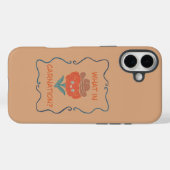 Coques Case-Mate iPhone Quel œillet drôle de cow-boy fleur (Verso (horizontal))
