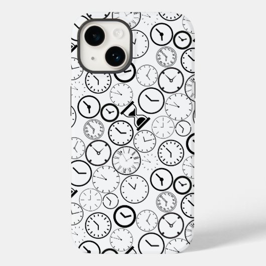 Coques Case-Mate iPhone Quelle heure est-il.wx4 No BG (Verso)