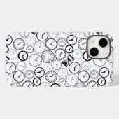 Coques Case-Mate iPhone Quelle heure est-il.wx4 No BG (Verso (horizontal))