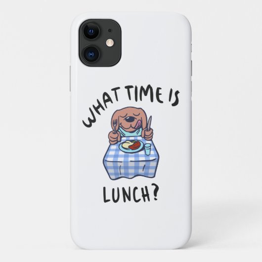 Coques Case-Mate iPhone Quelle heure est le déjeuner (Dos)