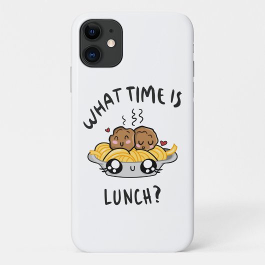 Coques Case-Mate iPhone Quelle heure est le déjeuner (Dos)