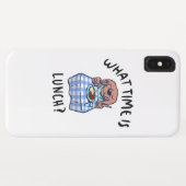 Coques Case-Mate iPhone Quelle heure est le déjeuner (Dos (Horizontal))