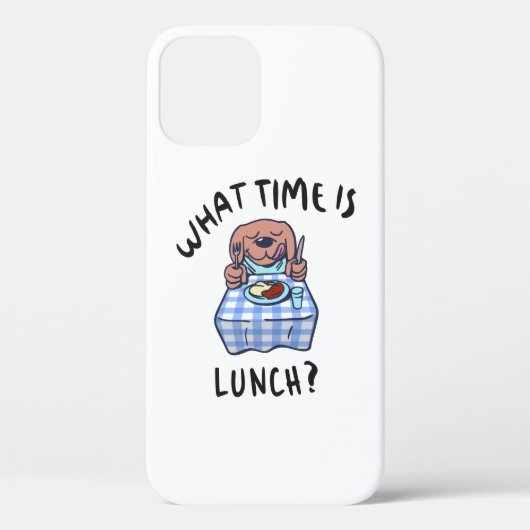 Coques Case-Mate iPhone Quelle heure est le déjeuner (Verso)