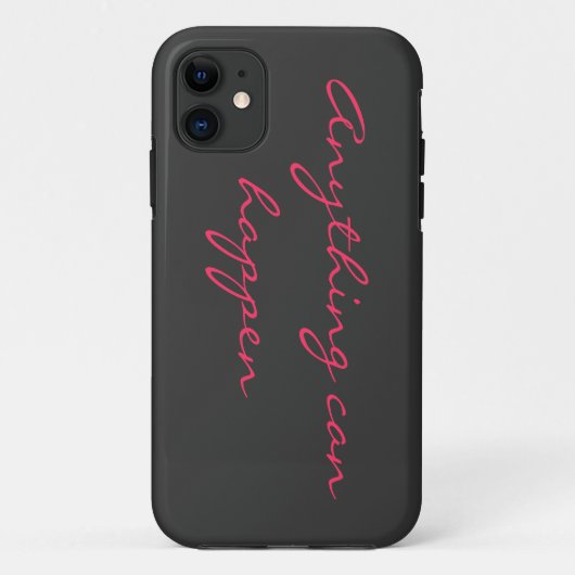 Coques Case-Mate iPhone Quelque chose peut se produire (Dos)