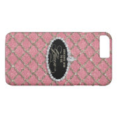 Coques Case-Mate iPhone Quelqu'un doit être Queen, Quatrefoil Jewel Partie (Dos (Horizontal))