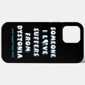 Coques Case-Mate iPhone Quelqu'Un Que J'Aime...Dystonie (Verso (horizontal))