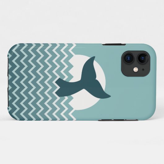 Coques Case-Mate iPhone Queue de baleine (Dos (Horizontal))