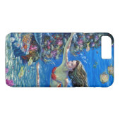 Coques Case-Mate iPhone queue rouge mermaid (Dos (Horizontal))