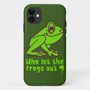 Case-Mate iPhone Case QUI A LAISSÉ LES ROGS SORTIR un jeu de grenouille