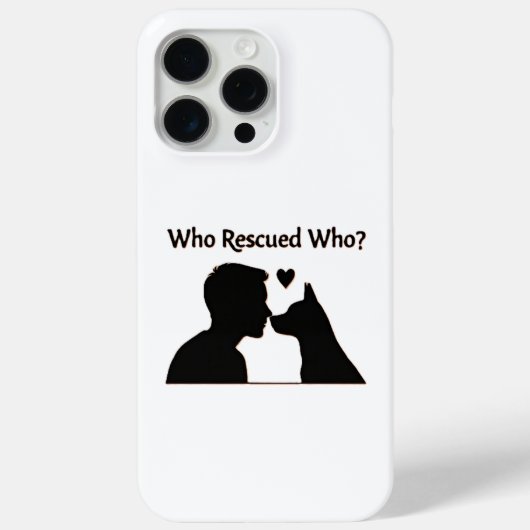 Coques Case-Mate iPhone Qui a secouru qui ? (Verso)