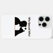 Coques Case-Mate iPhone Qui a secouru qui ? (Verso (horizontal))