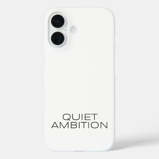 Coques Case-Mate iPhone Quiet Ambition Sleek Phone Protector (Verso)