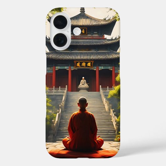 Coques Case-Mate iPhone Quiétude du temple (Verso)