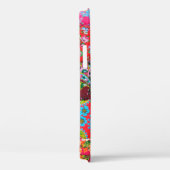 Coques Case-Mate iPhone Quillette patchwork artisanale avec motif floral e (Verso / Droite)