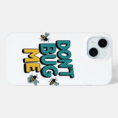 Coques Case-Mate iPhone Quirky Bee Pun - Don’t Bug Me Artwork (Verso (horizontal))