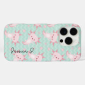 Coques Case-Mate iPhone Quirky Kawaii Axolotl Motif (Verso (horizontal))