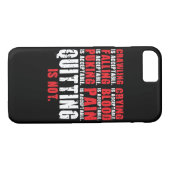 Coques Case-Mate iPhone Quitter n'est pas acceptable - Motivation de l'ent (Dos (Horizontal))