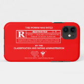 Coques Case-Mate iPhone R-Sign : Femme - Blanc sur rouge (Dos (Horizontal))