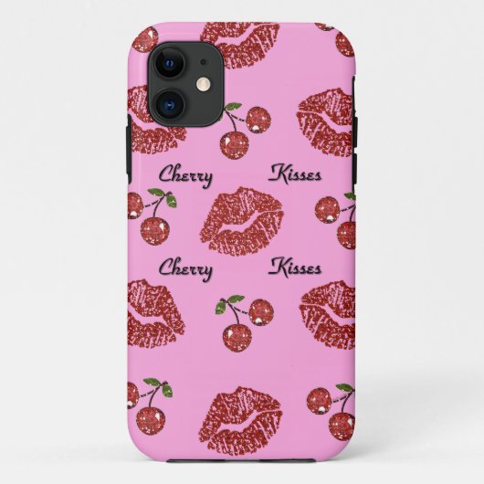 Coques Case-Mate iPhone RAB Rockabilly Baisers de Cerise sur Rose (Dos)