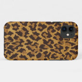 Coques Case-Mate iPhone RAB Rockabilly Imprimé Léopard Marron Or (Dos (Horizontal))