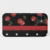 Coques Case-Mate iPhone RAB Rockabilly Très Cerises Noires (Dos (Horizontal))