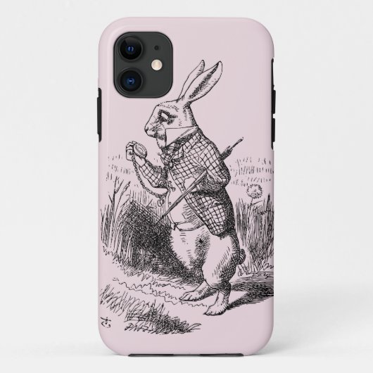 Coques Case-Mate iPhone Rabbit_Alice blanc dans le cas de l'iPhone 5 du (Dos)
