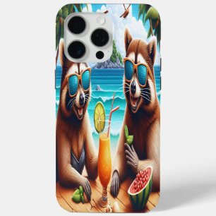 Coque iPhone 15 Pro Max Raccoon Rendezvous