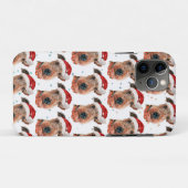 Coques Case-Mate iPhone Race de chien Airedale Terrier Noël (Dos (Horizontal))