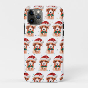 Case-Mate iPhone Case Race de chien Cavoodle étoiles de Noël