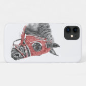 Coques Case-Mate iPhone Race Horse Portrait Soies (Dos (Horizontal))