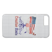 Coques Case-Mate iPhone Racines croates américaines (Dos (Horizontal))