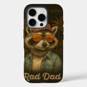 Coques iPhone 16 Pro Rad Papa Drôle Bonne Fête des pères Vintage
