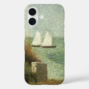 Coques iPhone 16 Rade de Grandcamp de Georges Seurat, Art ancien