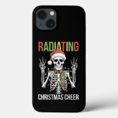 Coques Case-Mate iPhone Radiologie Noël Père Noël Skeleton Xray Technicien (Verso)